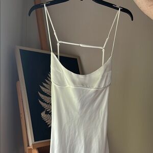 NWT Zara White Slip Dress Size S